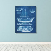 Toile Modèle de navire antique II (Insitu (Plancher de Bois))