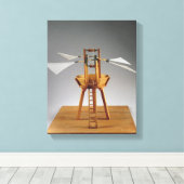 Toile Modèle de reconstruction du design de da Vinci (Insitu (Plancher de Bois))