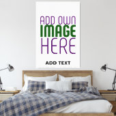 TOILE MODÈLE DE TEXTE D'IMAGE BLANCHE SIMPLE MODERNE (Insitu(Chambre))