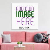 TOILE MODÈLE DE TEXTE D'IMAGE BLANCHE SIMPLE MODERNE (Insitu(Salon))