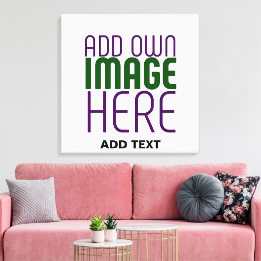 TOILE MODÈLE DE TEXTE D'IMAGE BLANCHE SIMPLE MODERNE (Insitu(Salon))