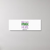 TOILE MODÈLE DE TEXTE D'IMAGE BLANCHE SIMPLE MODERNE (Recto)