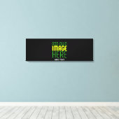 TOILE MODÈLE DE TEXTE D'IMAGE NOIRE SIMPLE ET MODERNE (Insitu (Plancher de Bois))