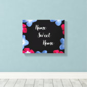 Toile Modèle de variété rose noire (Insitu (Plancher de Bois))