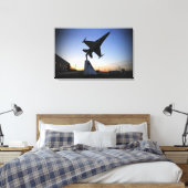 Toile Modèle d'échelle d'un Faucon F-16 C (Insitu(Chambre))