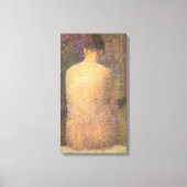 Toile Modèle Derrière Georges Seurat, Art Vintage (Recto)