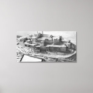 Toile Modèle des chevaliers de DES de Krak, modèle