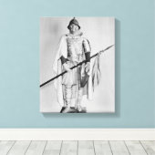 Toile Modèle d'un cavalier carolingien (Insitu (Plancher de Bois))
