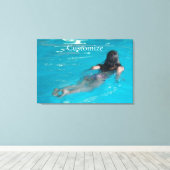 Toile Modèle féminin natation Thunder_Cove (Insitu (Plancher de Bois))