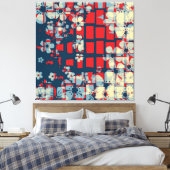 Toile Modèle floral art et design moderne (Insitu(Chambre))