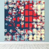Toile Modèle floral art et design moderne (Insitu (Plancher de Bois))