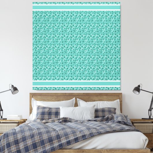 Toile Modèle floral rustique élégant (Insitu(Chambre))