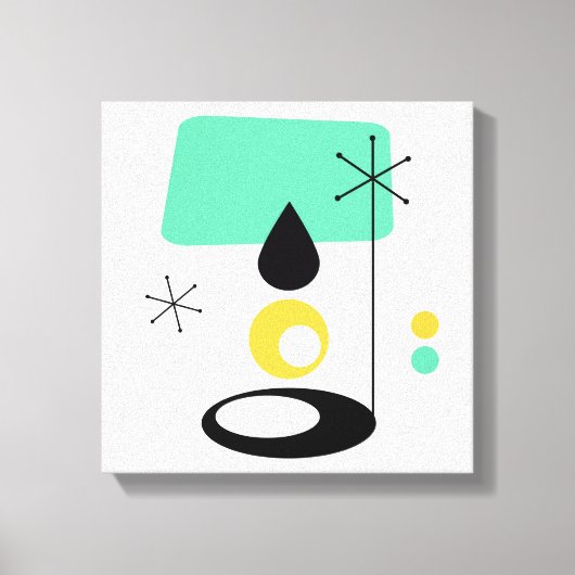 Toile modèle moderne de lampe du milieu du siècle (Recto)