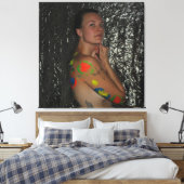 Toile Modèle Peint Corps (Insitu(Chambre))
