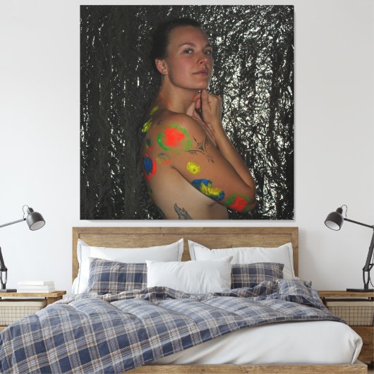 Toile Modèle Peint Corps (Insitu(Chambre))