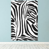 Toile Modèle Zèbre (Insitu (Plancher de Bois))