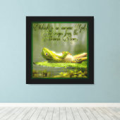 Toile Modèles amphibiens : Grenouille Laze 01-02 (Insitu (Plancher de Bois))