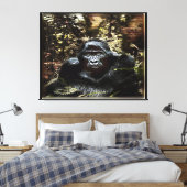Toile Modèles primates : Gorilla exceptionnelle 02 (Insitu(Chambre))