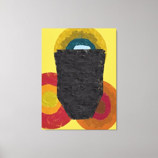 Toile Modern Abstract Identity Concept  (Recto)