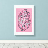 Toile Modern Abstract Labyrinth Canvas (Insitu (Plancher de Bois))