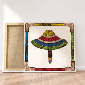 Toile Modern Abstract Mushroom