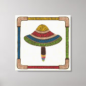 Toile Modern Abstract Mushroom (Recto)