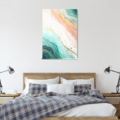 Toile Modern Abstract Watercolor Wall Art (Insitu(Chambre))