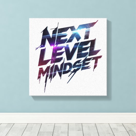 Toile Modern Ambition and Hustle Graphic (Insitu (Plancher de Bois))