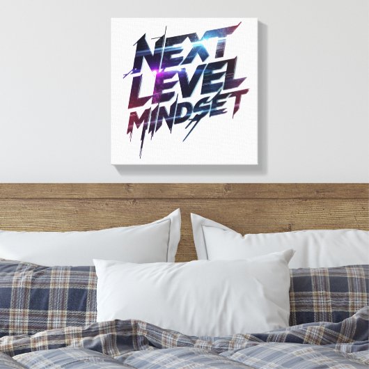 Toile Modern Ambition and Hustle Graphic (Insitu(Chambre))