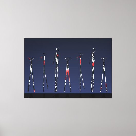 Toile Modern Bauhaus geometric pattern  (Recto)