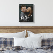 Toile Modern Best Daddy Ever Photo Personalized Canvas (Insitu(Chambre))