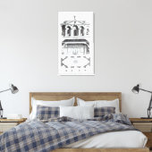 Toile Modern Grotto, from 'Grotesque Architecture or Rur (Insitu(Chambre))