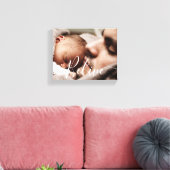 Toile Modern handwritten script Believe Canvas Print (Insitu(Salon))