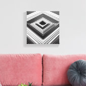 Toile Modern Minimalist 3D Nested Squares Art - Abstract (Insitu(Salon))