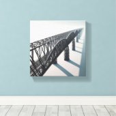 Toile Modern Minimalist Architectural Bridge - Infinite  (Insitu (Plancher de Bois))