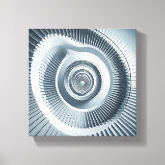 Toile Modern Minimalist Spiral Staircase Art - Abstract