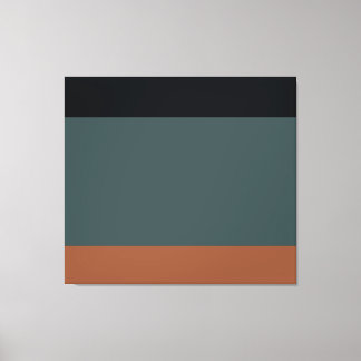 Toile Modern Minimalist Tri-Tone: Charcoal, Slate, and O