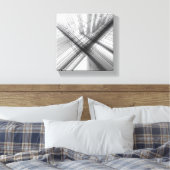 Toile Modern Minimalist Urban Wireframe - Abstract 3D (Insitu(Chambre))