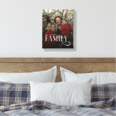 Toile Modern Script Family Custom Photo Name  (Insitu(Chambre))