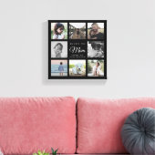 Toile Modern WE LOVE YOU Mom Mother's Day Photo Collage  (Insitu(Salon))