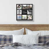 Toile Modern WE LOVE YOU Mom Mother's Day Photo Collage  (Insitu(Chambre))