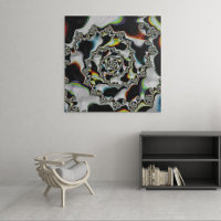 Moderne coloré psychédélique spirale fractale