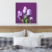 Toile Moderne crocus violet floral tendance numérique de (Insitu(Chambre))