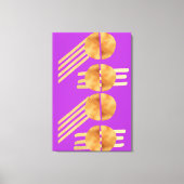 Toile Moderne de milieu de siècle Abstrait géométrique d (Recto)