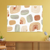 Toile Moderne décoration Boho tons terreux abstraits ID1 (Insitu(Salon))