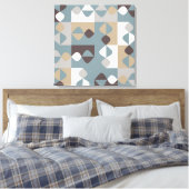 Toile Moderne du milieu du siècle - Caramel au chocolat  (Insitu(Chambre))