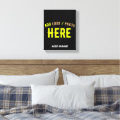 TOILE MODERNE ET MODERNE PERSONNALISABLE NOIR VÉRIFIÉ (Insitu(Chambre))