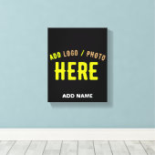 TOILE MODERNE ET MODERNE PERSONNALISABLE NOIR VÉRIFIÉ (Insitu (Plancher de Bois))