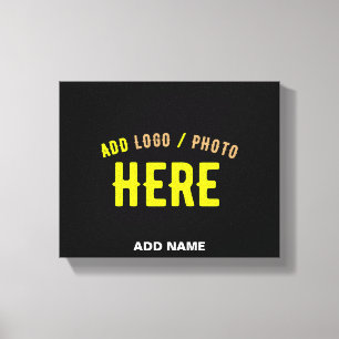 TOILE MODERNE ET MODERNE PERSONNALISABLE NOIR VÉRIFIÉ