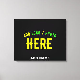 TOILE MODERNE ET MODERNE PERSONNALISABLE NOIR VÉRIFIÉ